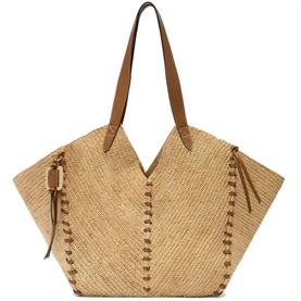 Isabel Marant Tampa Tote Taske, Natural/Cognac